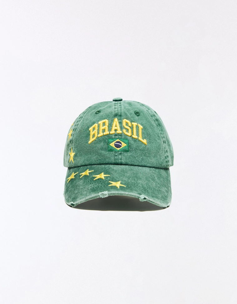 Кепка с вышивкой Brasil