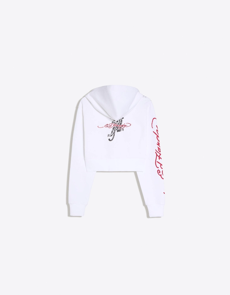 Худи с принтом ED HARDY X BERSHKA