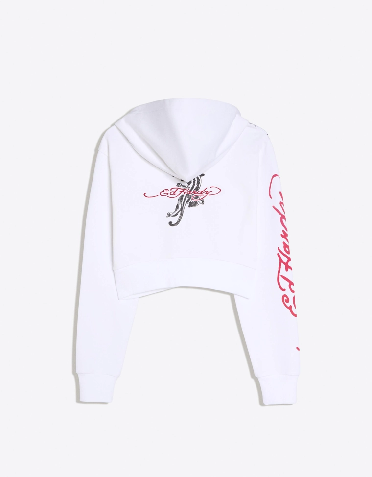 Худи с принтом ED HARDY X BERSHKA