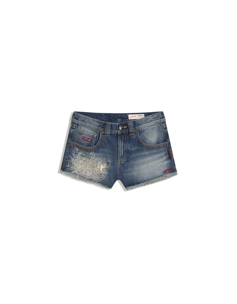 Джинсовые шорты ED HARDY X BERSHKA