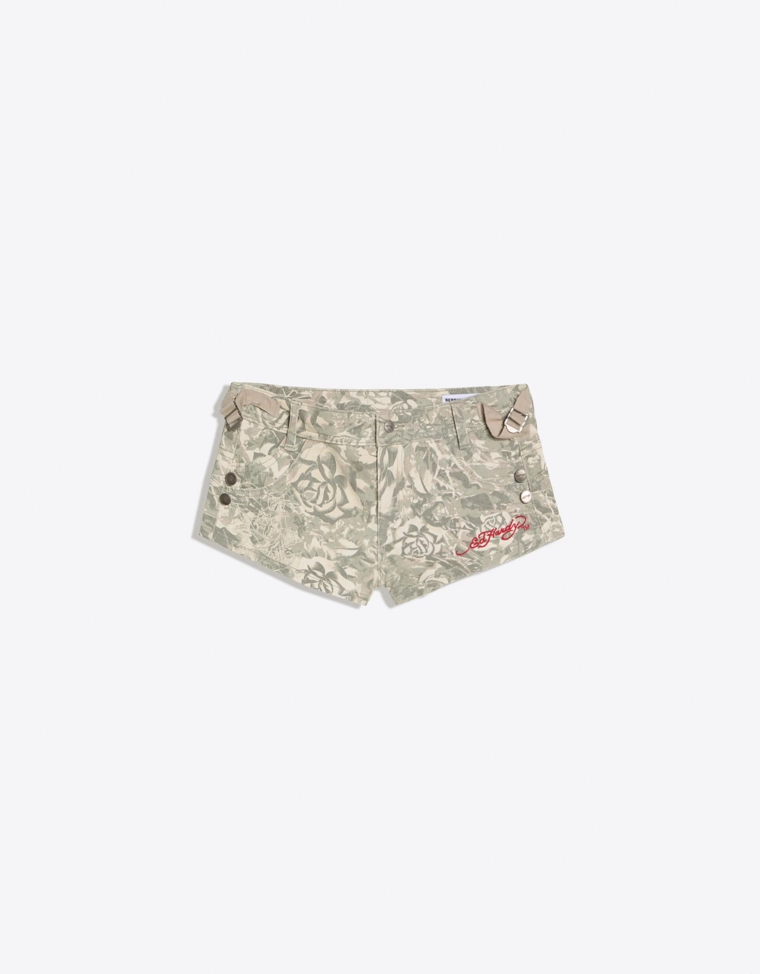 Шорты с вышивкой ED HARDY X BERSHKA