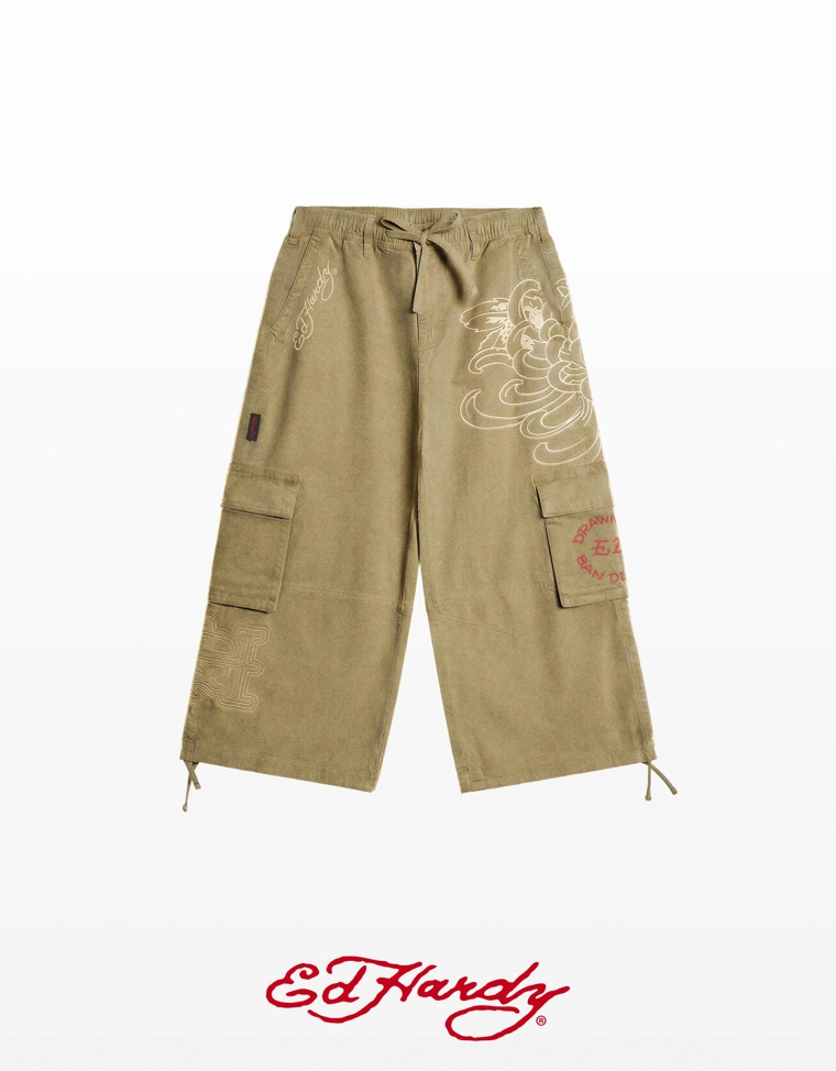 Удлиненные шорты ED HARDY x BERSHKA