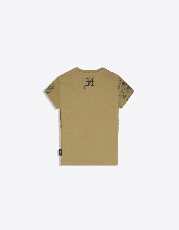 Футболка ED HARDY X BERSHKA с короткими рукавами и принтом