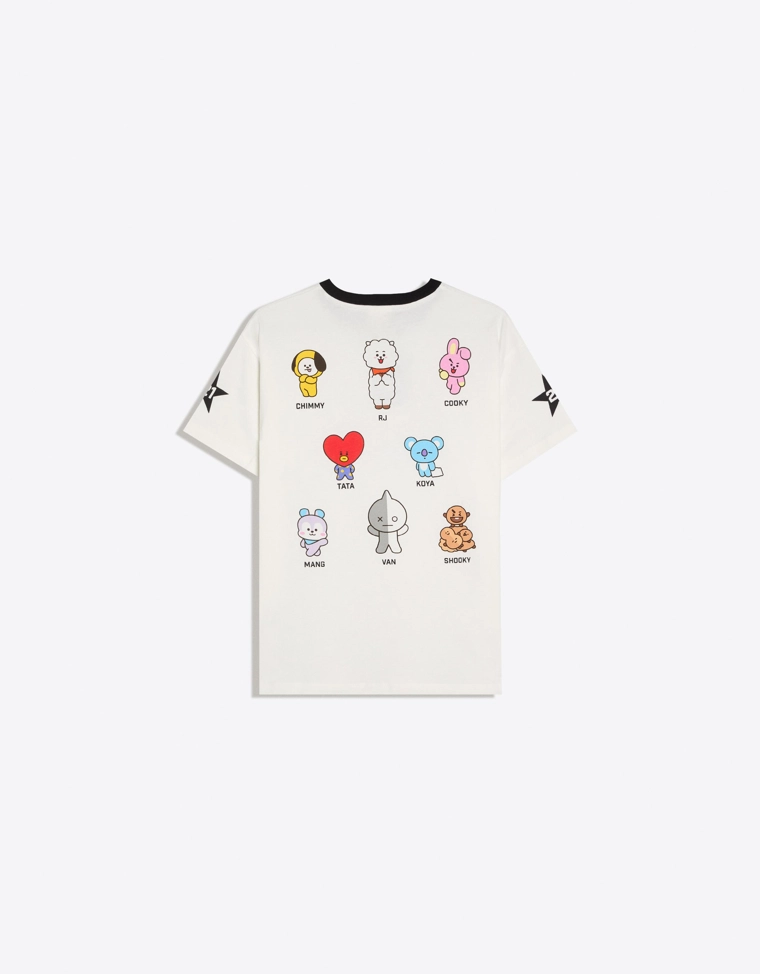 Футболка оверсайз с принтом BT21