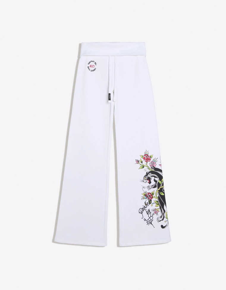 Расклешенные брюки ED HARDY X BERSHKA