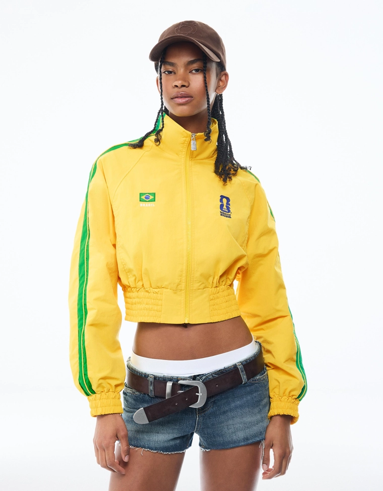 Нейлоновая куртка в стиле Brasil FIFA WORLD CUP™