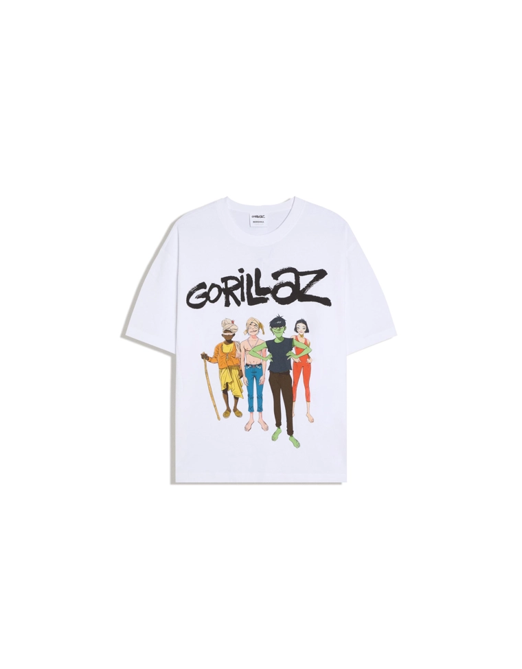 Футболка свободного кроя с принтом GORILLAZ