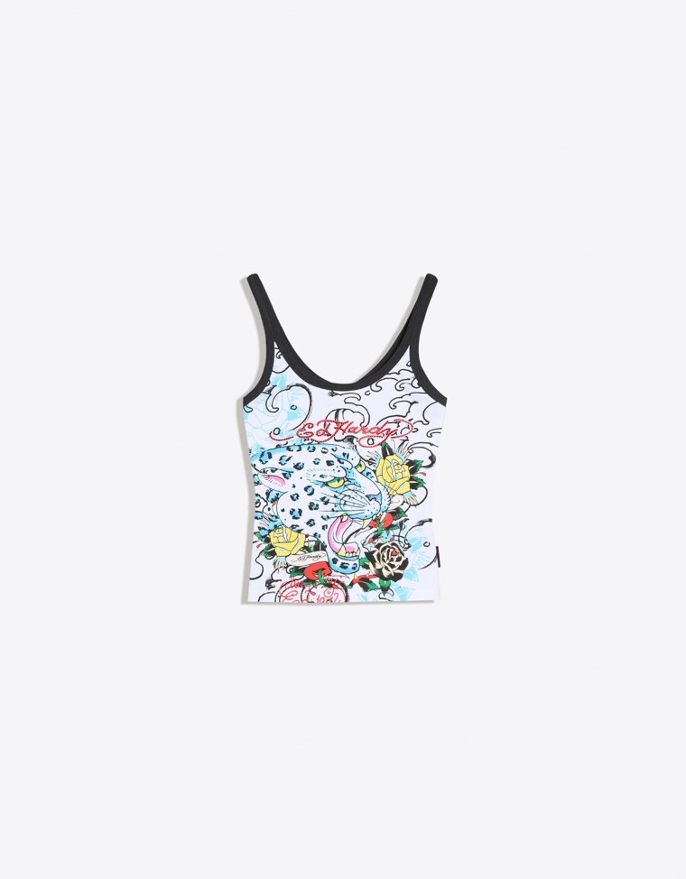 Майка с принтом ED HARDY X BERSHKA