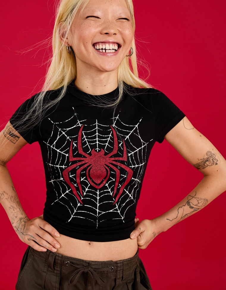 Приталенная футболка SPIDER-MAN