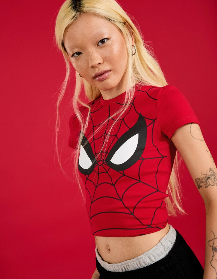 Приталенная футболка SPIDER-MAN
