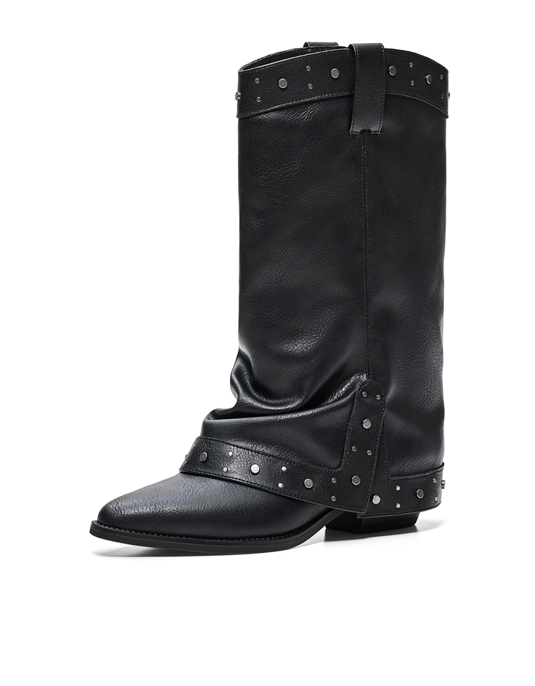 Cowboy trouser boots