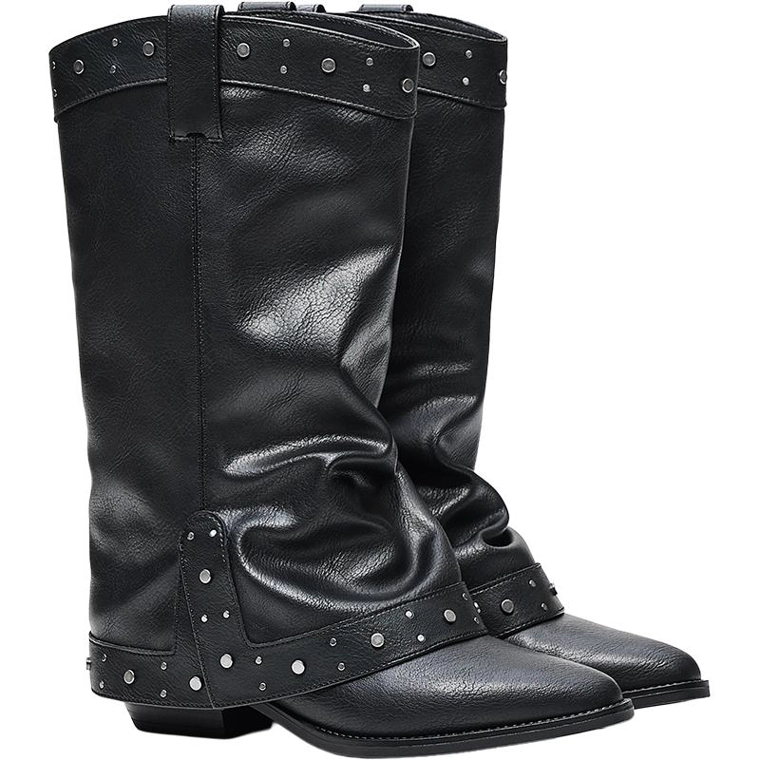 Cowboy trouser boots