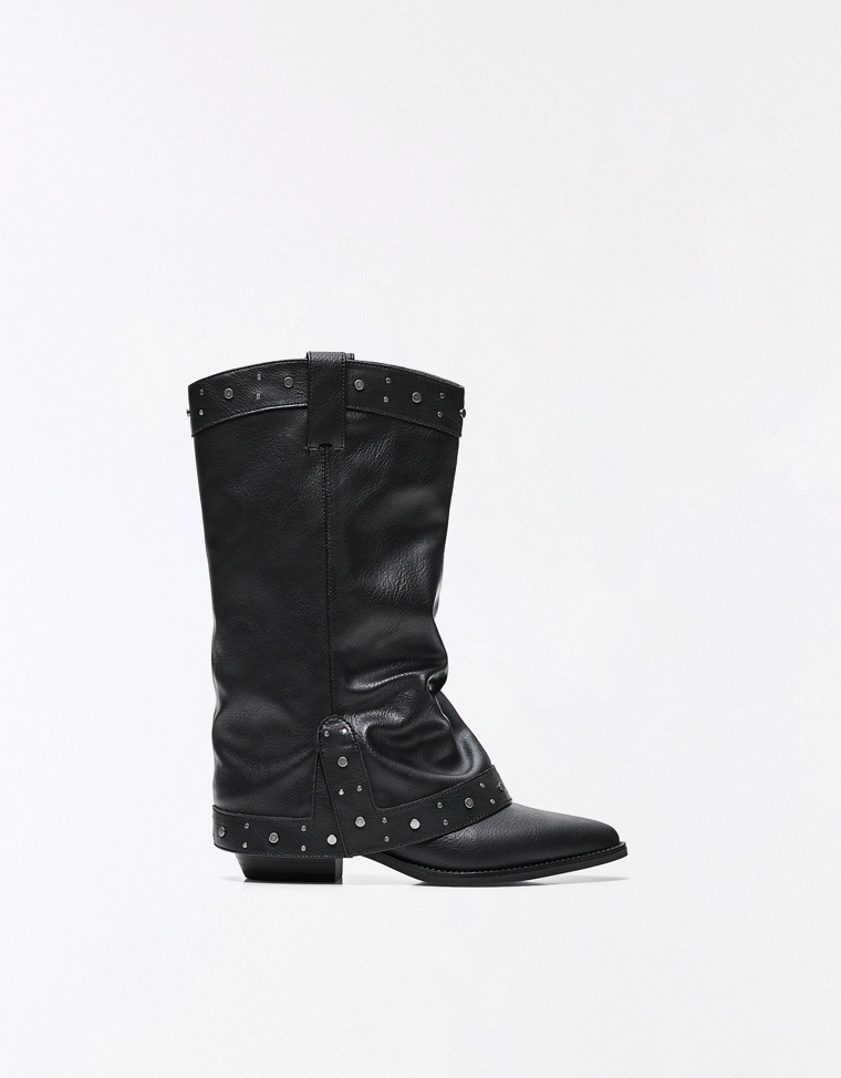 Cowboy trouser boots