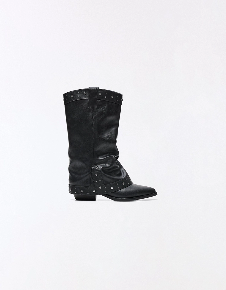 Cowboy trouser boots