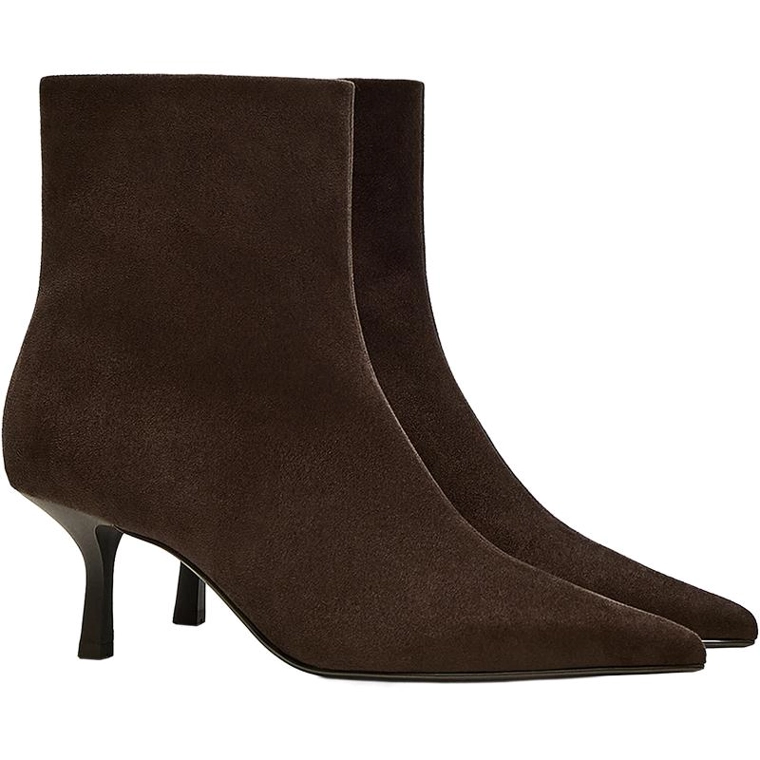 Kitten heel ankle boots