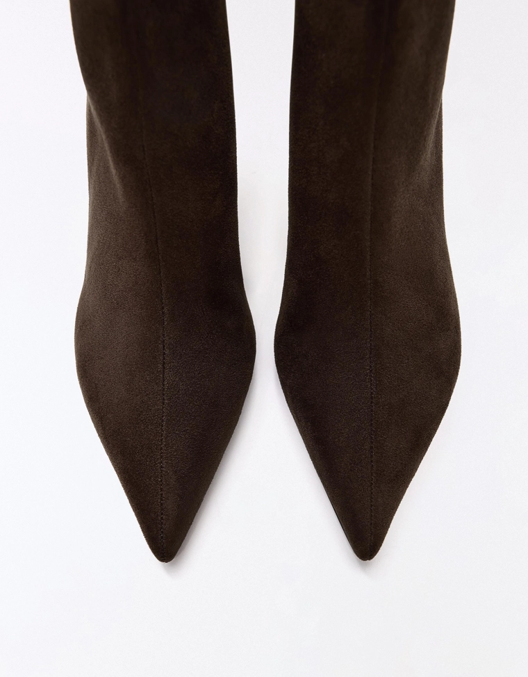 Kitten heel ankle boots