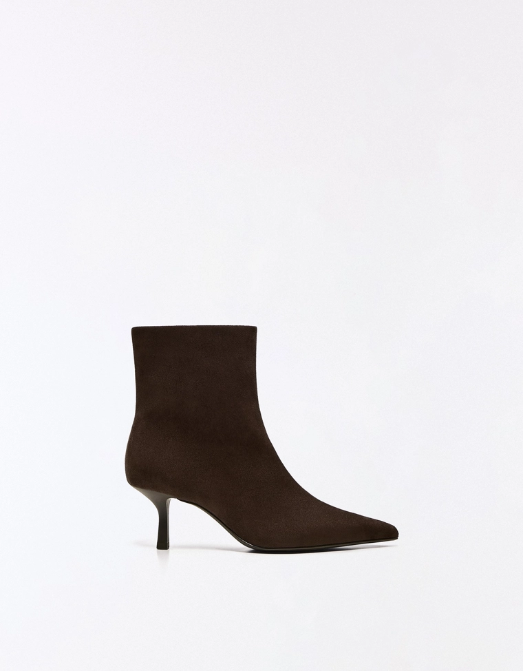 Kitten heel ankle boots