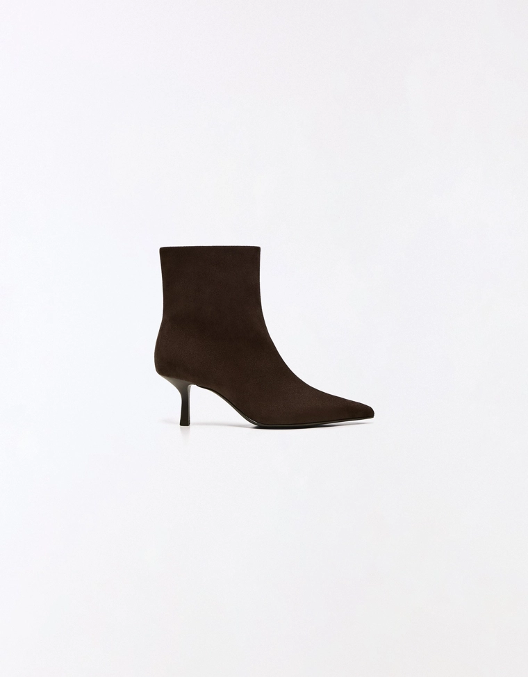 Kitten heel ankle boots