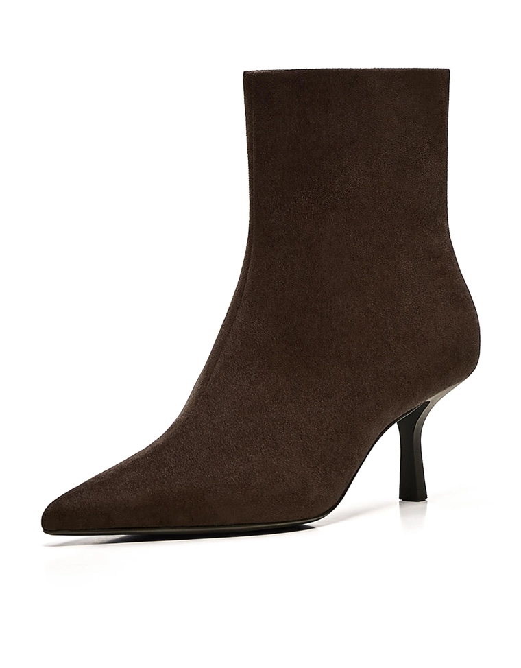 Kitten heel ankle boots