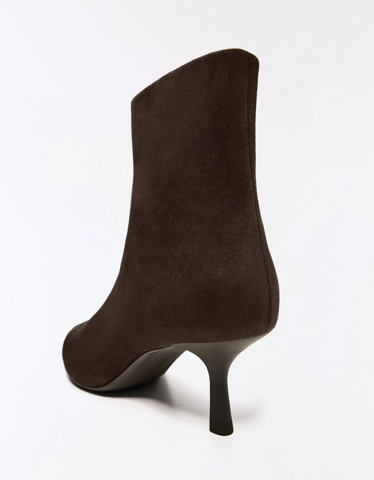 Kitten heel ankle boots