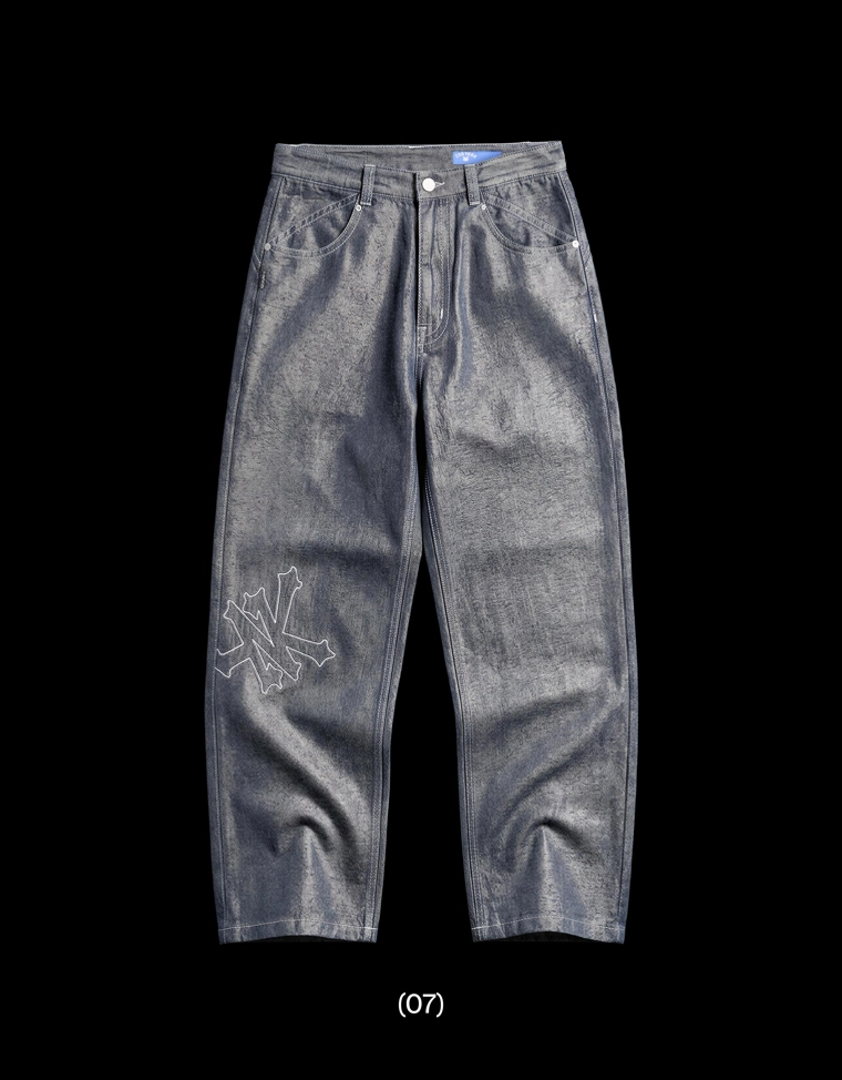 Джинсы с вышивкой ZOO YORK X BERSHKA