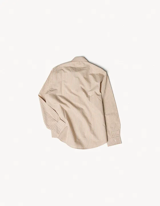 Рубашка в полоску с длинными рукавами ARIES X BERSHKA