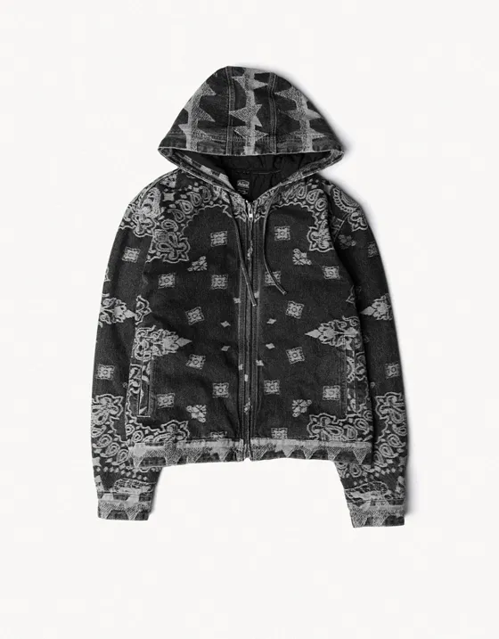 Куртка с капюшоном и принтом ARIES X BERSHKA