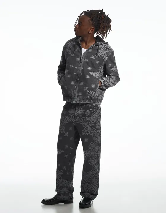 Куртка с капюшоном и принтом ARIES X BERSHKA