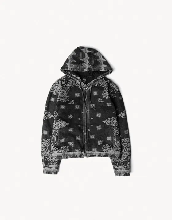 Куртка с капюшоном и принтом ARIES X BERSHKA