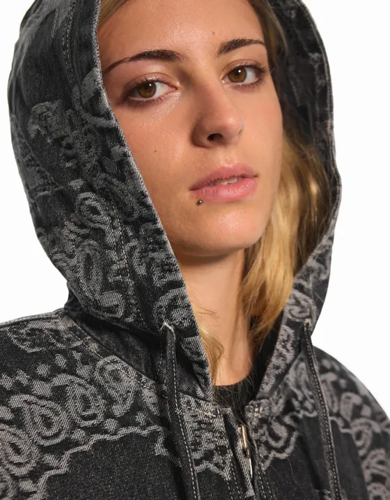 Куртка с капюшоном и принтом ARIES X BERSHKA