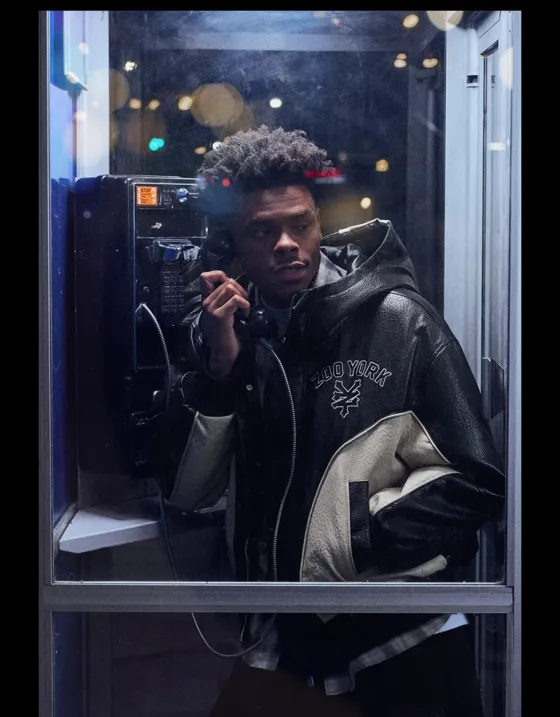 Куртка из искусственной кожи с капюшоном ZOO YORK X BERSHKA