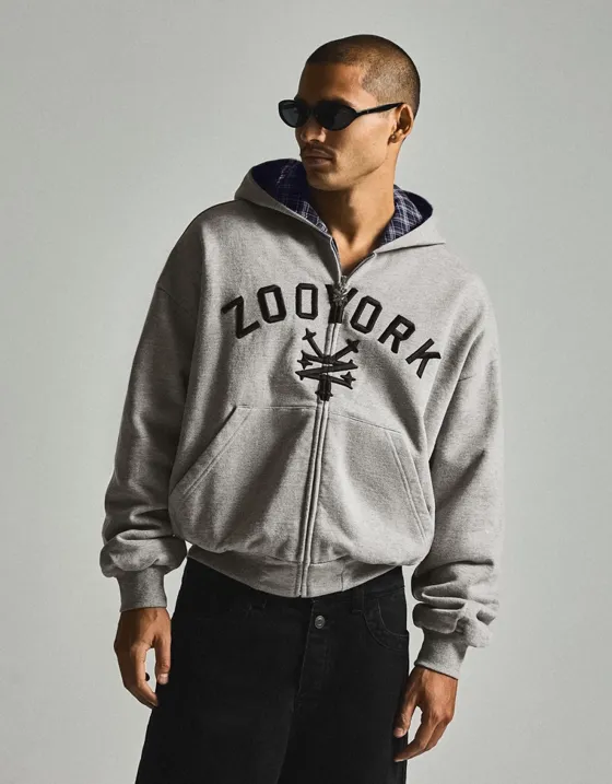 Двустороннее худи ZOO YORK X BERSHKA