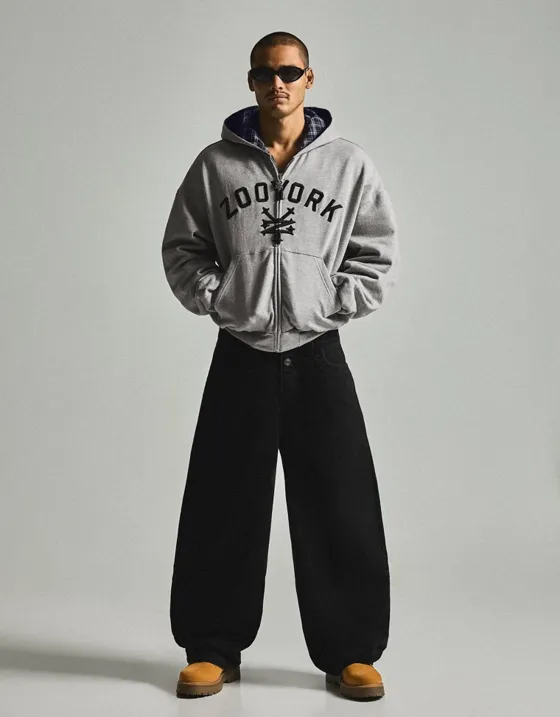 Двустороннее худи ZOO YORK X BERSHKA
