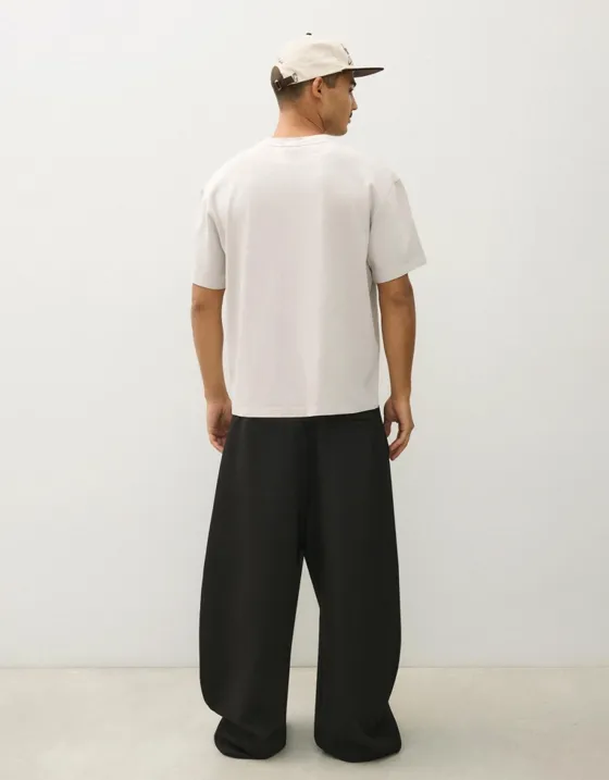Футболка с коротким рукавом и принтом в стиле oversize