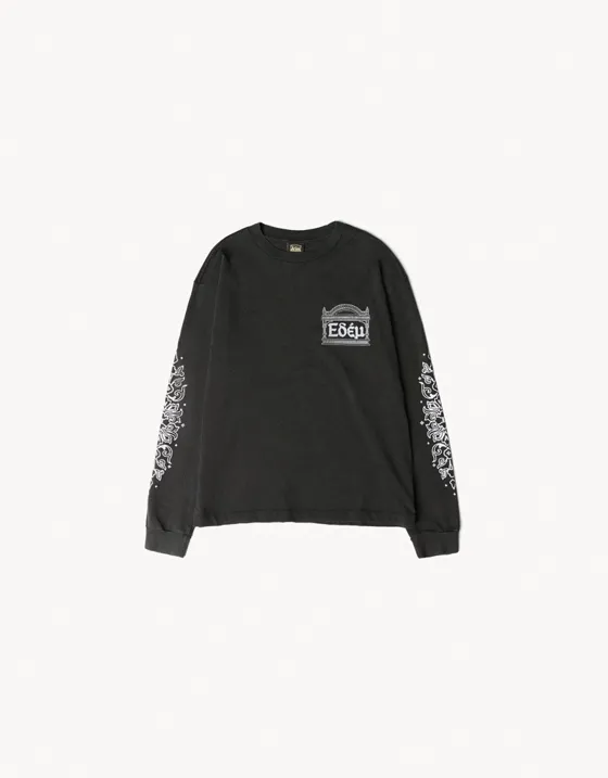Футболка с длинными рукавами и эффектом потертости ARIES X BERSHKA