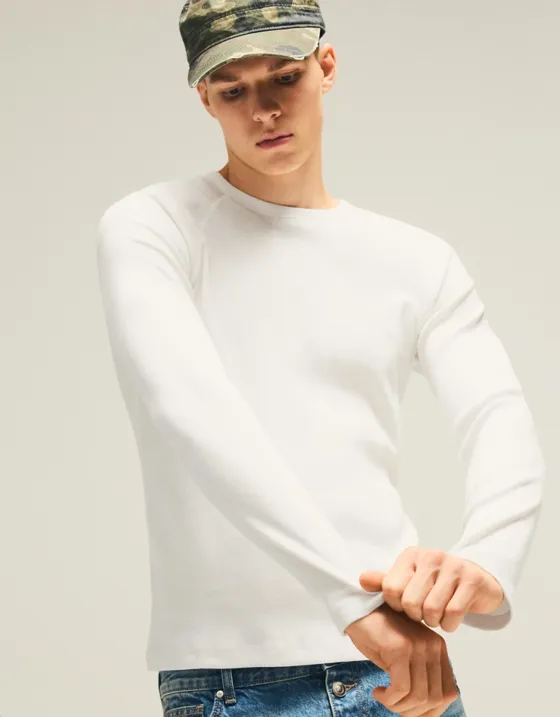 Футболка с длинными рукавами slim