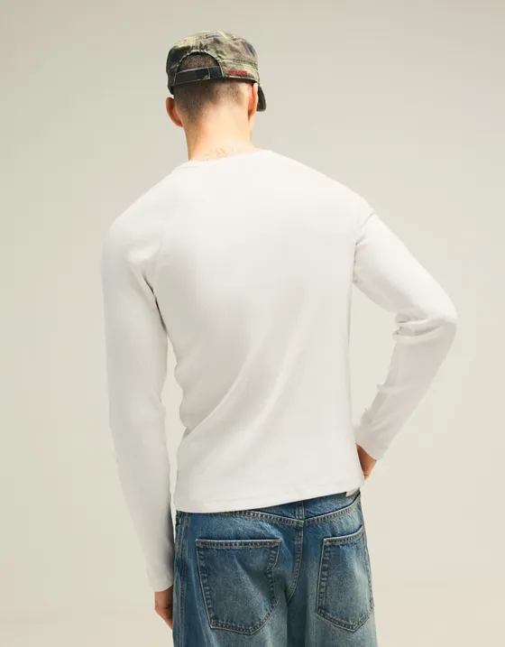 Футболка с длинными рукавами slim