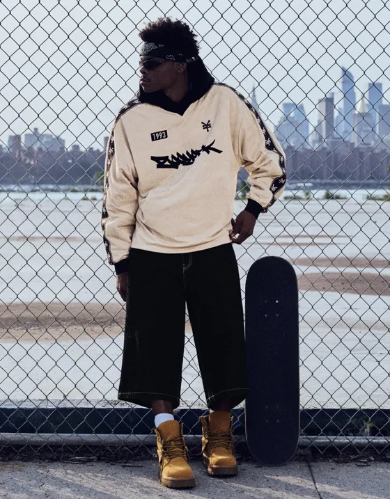 Техничный лонгслив ZOO YORK X BERSHKA