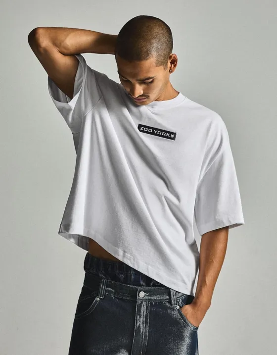 Футболка свободного кроя с короткими рукавами ZOO YORK X BERSHKA