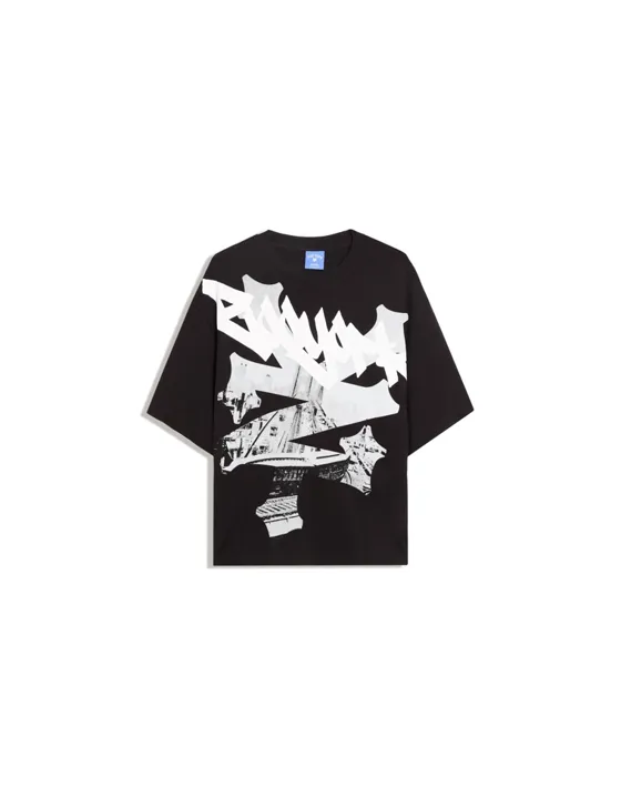 Футболка свободного кроя с короткими рукавами ZOO YORK X BERSHKA
