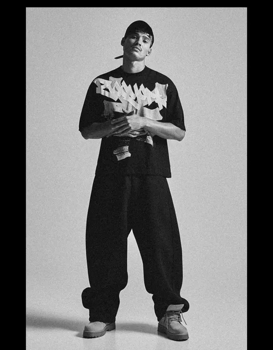 Футболка свободного кроя с короткими рукавами ZOO YORK X BERSHKA