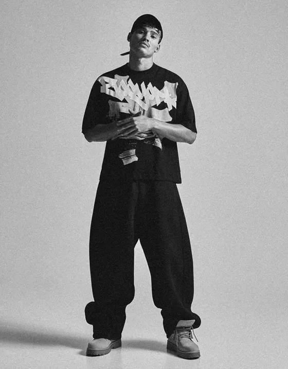 Футболка свободного кроя с короткими рукавами ZOO YORK X BERSHKA