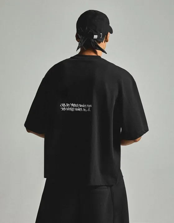 Футболка свободного кроя с короткими рукавами ZOO YORK X BERSHKA