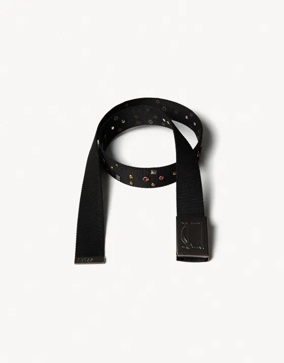 Текстильный ремень с заклепками ARIES x BERSHKA