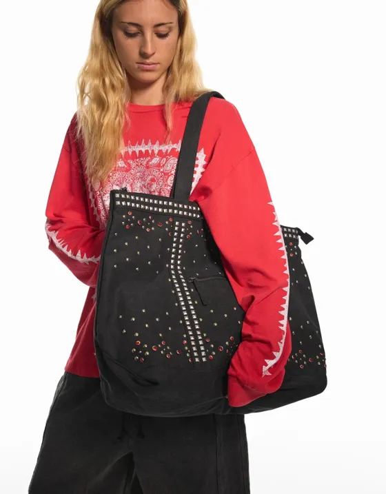 Тоут с заклепками ARIES X BERSHKA