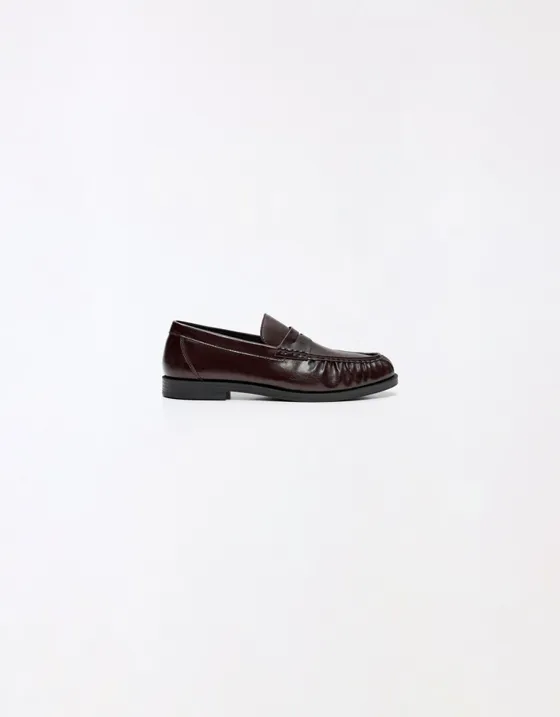 Мокасины с узором ruched