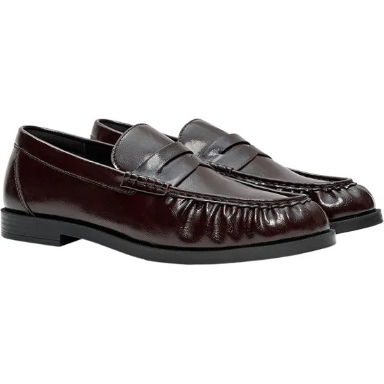 Мокасины с узором ruched
