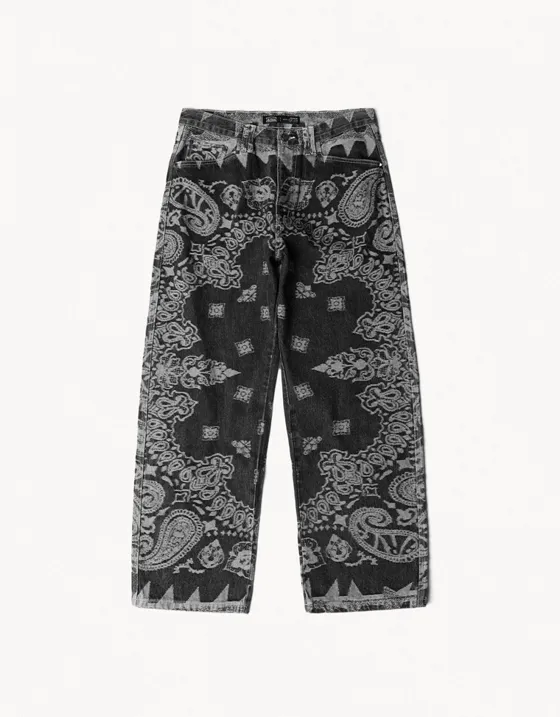 Джинсы с принтом ARIES X Bershka