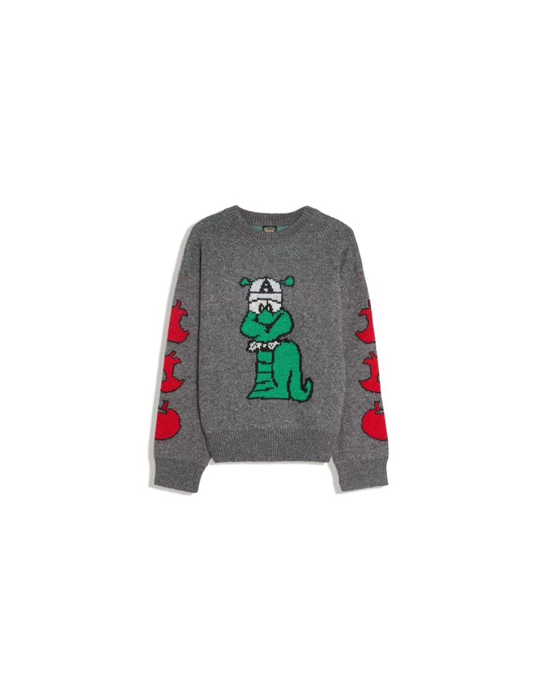 Шерстяной свитер с круглым вырезом ARIES X BERSHKA
