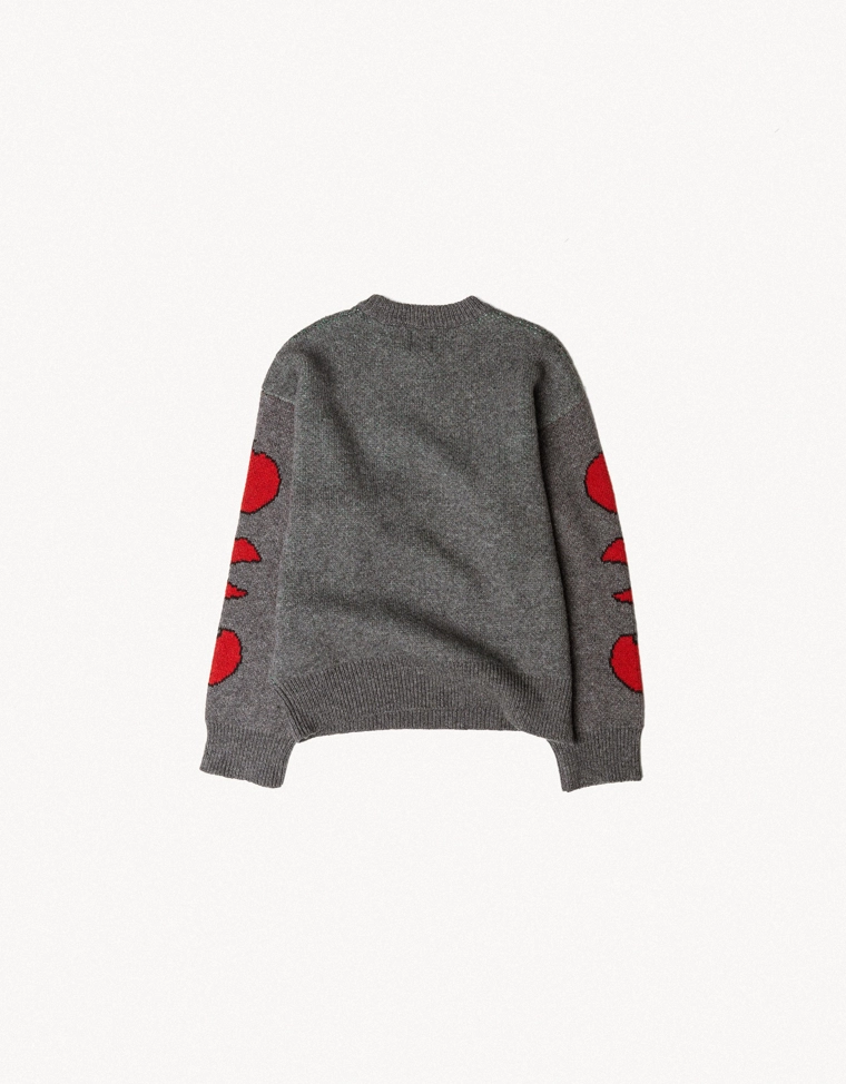 Шерстяной свитер с круглым вырезом ARIES X BERSHKA